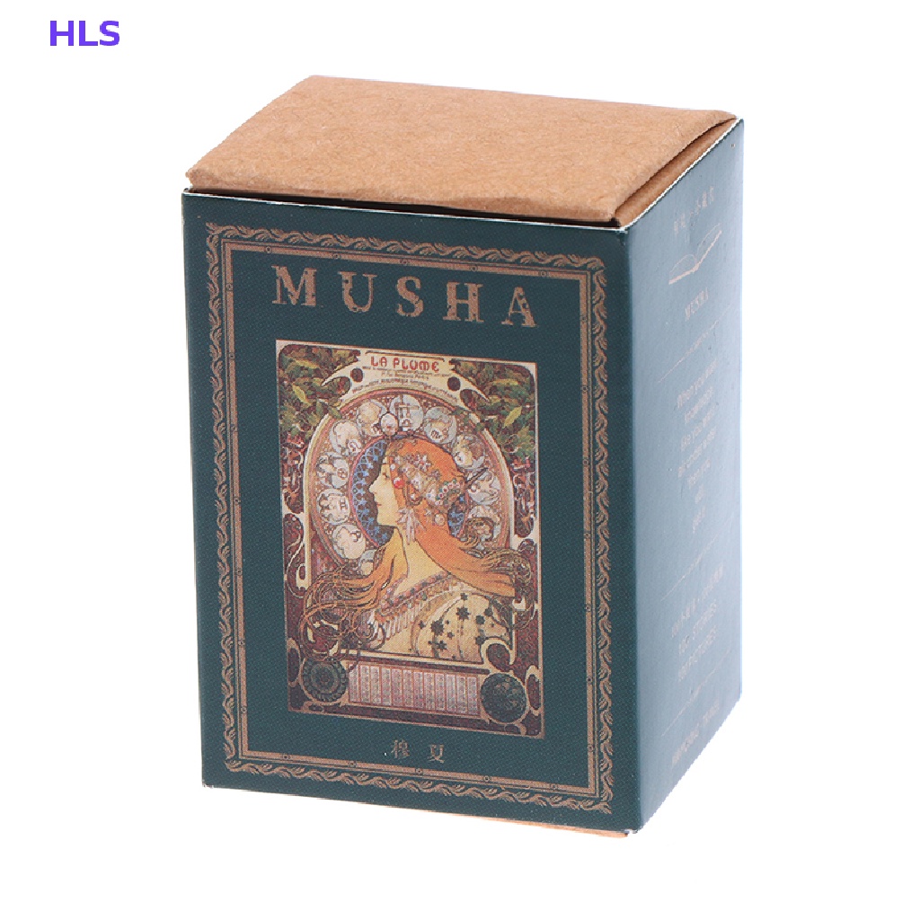 Hộp 100 Tấm Giấy Kraft Dùng Để Trang Trí Sổ Tay / Nhật Ký DIY