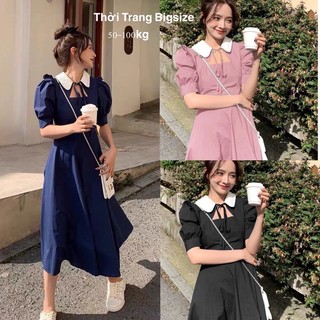 Đầm Nữ Bigsize Thời Trang Bigsize Nữ Quảng Châu - Váy Dự Tiệc Xinh Đẹp Giá Rẻ 50-100kg