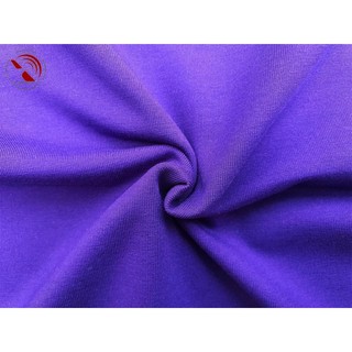 Vải thun, vải cotton 100% màu tím hoa cà siêu mềm mát, vải xuất dư nhà máy