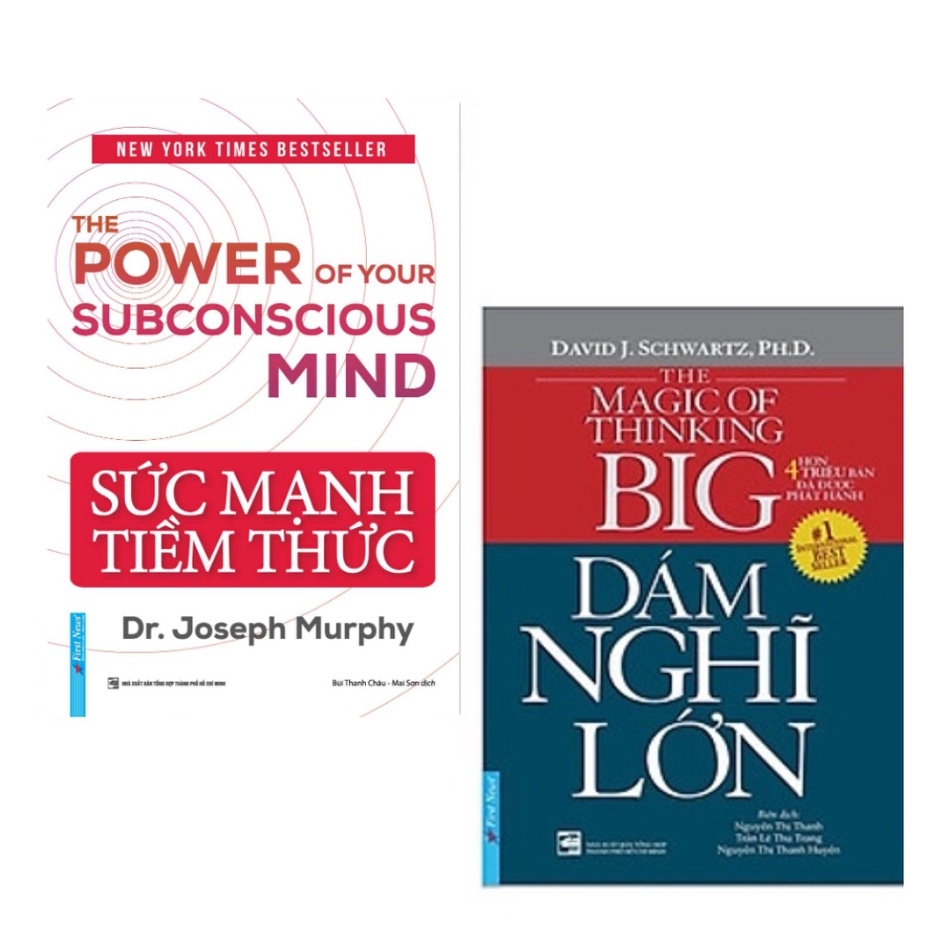 Sách Combo 2 cuốn Sức Mạnh Tiềm Thức (Tái Bản) + Dám Nghĩ Lớn fs