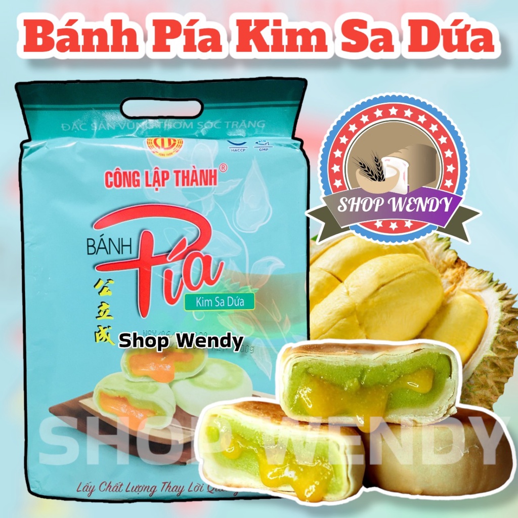 BÁNH PÍA KIM SA CÔNG LẬP THÀNH NHÂN DỨA VÀ TRỨNG MUỐI TAN CHẢY