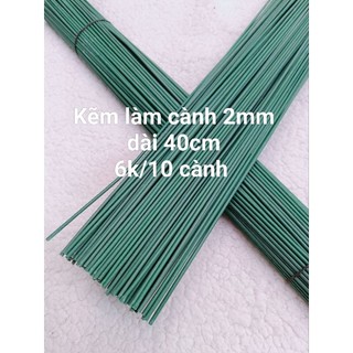 Kẽm cành làm hoa handmade ( sét 10 cành)