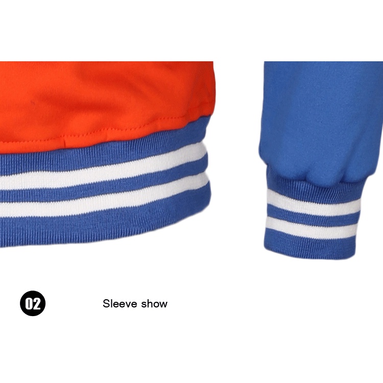 Áo Khoác Bóng Chày Phong Cách Hoạt Hình Dragon Ball Thời Trang Thu Đông Hàng Mới Dành Cho Nam Nữ