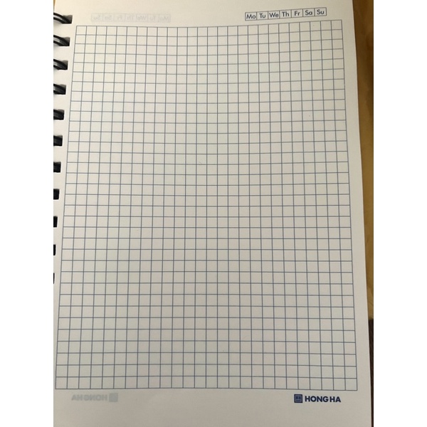 Sổ lò xo caro A4 200 trang Hồng Hà Oringa 4169CR/4177.