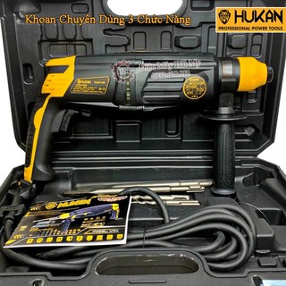 Máy khoan bê tông hukan hk-k94, công suất 1050w - khoan 3 chức năng, khoan bê tông, máy khoan động lực