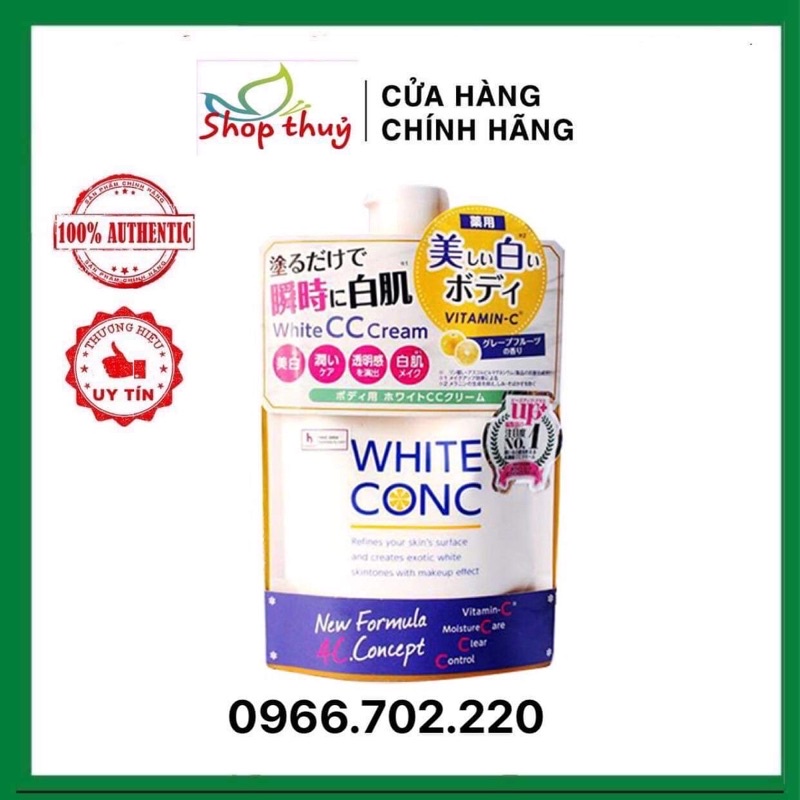 SỮA DƯỠNG TRẮNG DA WHITE CONC