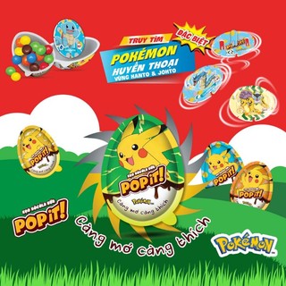 Kẹo socola trứng đồ chơi Pop It 15g