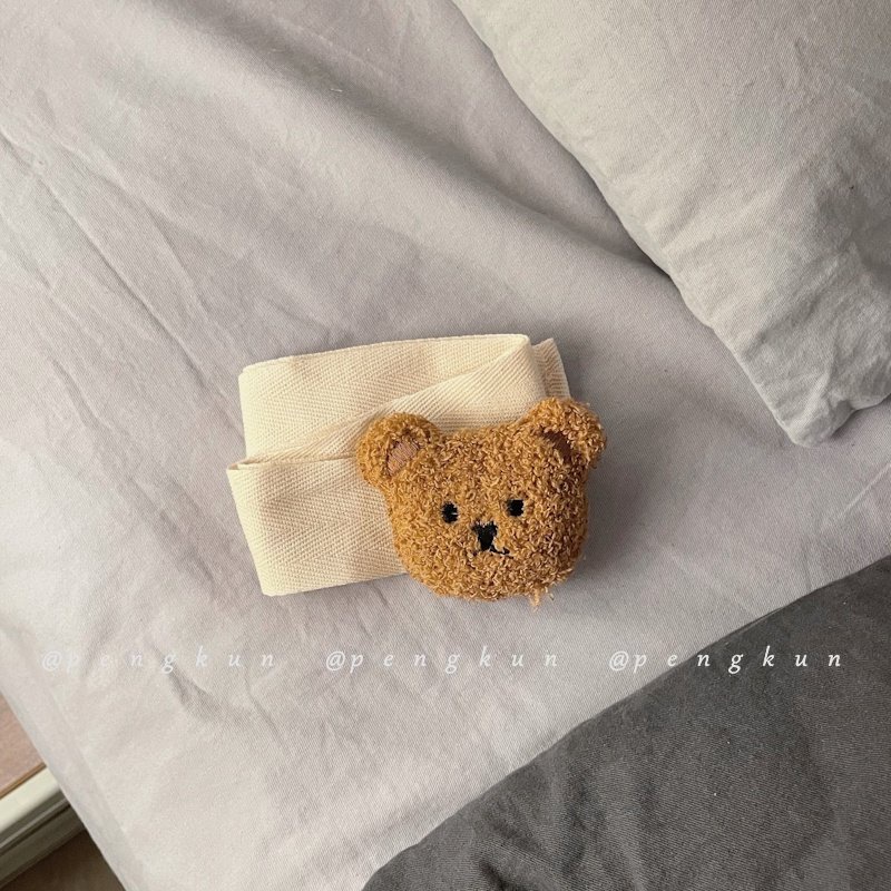 Dây Cột Rèm Cửa Hình Gấu Hoạt Hình Ba Chiều Phong Cách Bắc Âu Dành Cho Trẻ Em