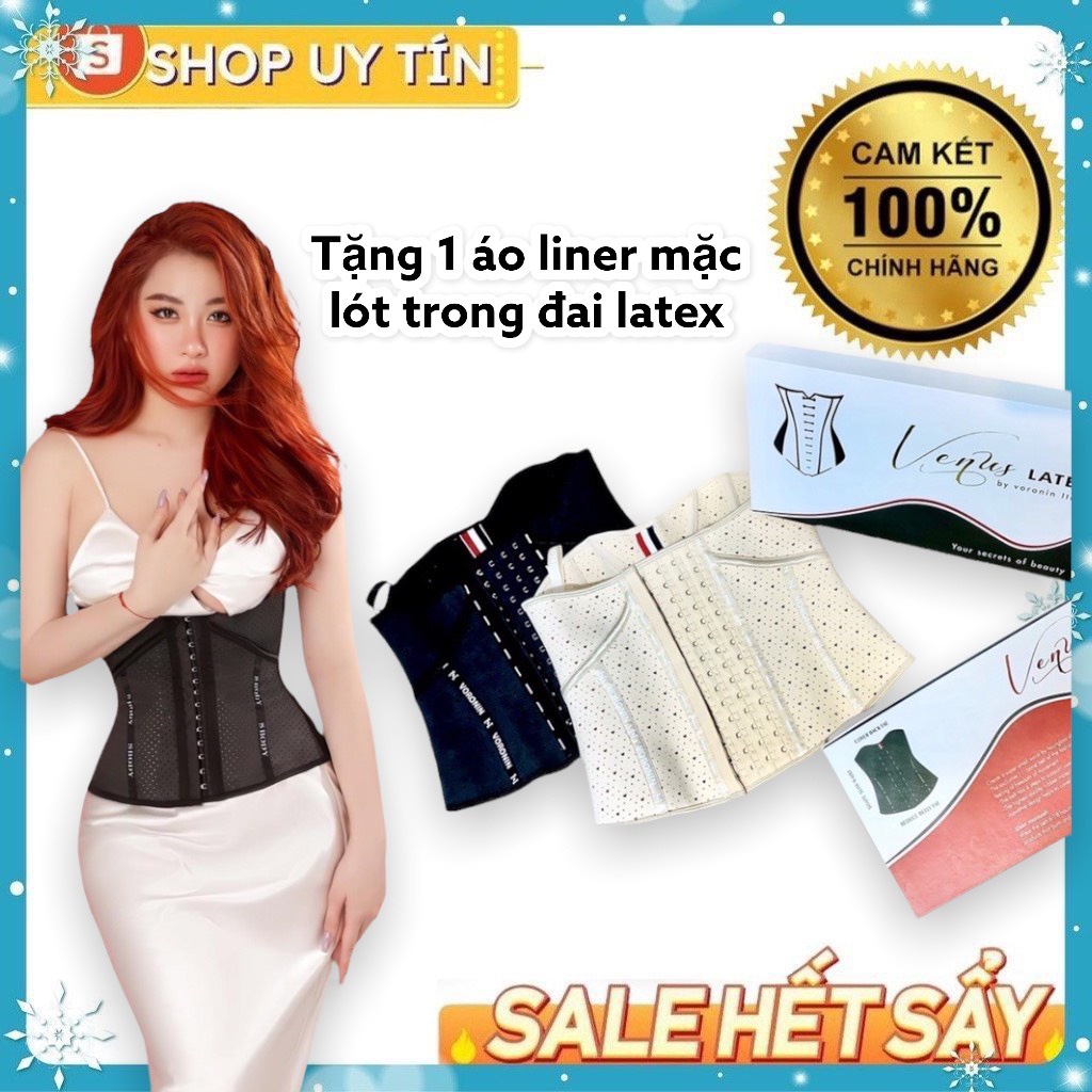 Đai Latex Nịt Bụng, Siết eo, Giảm Mỡ Bụng Venus Voronin Sline Nhập Khẩu Italy