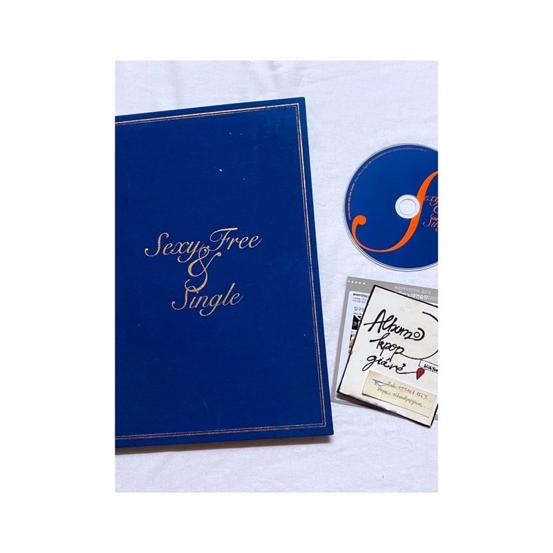Super Junior album Sexy free & Single đã khui seal, không bao gồm photocard.