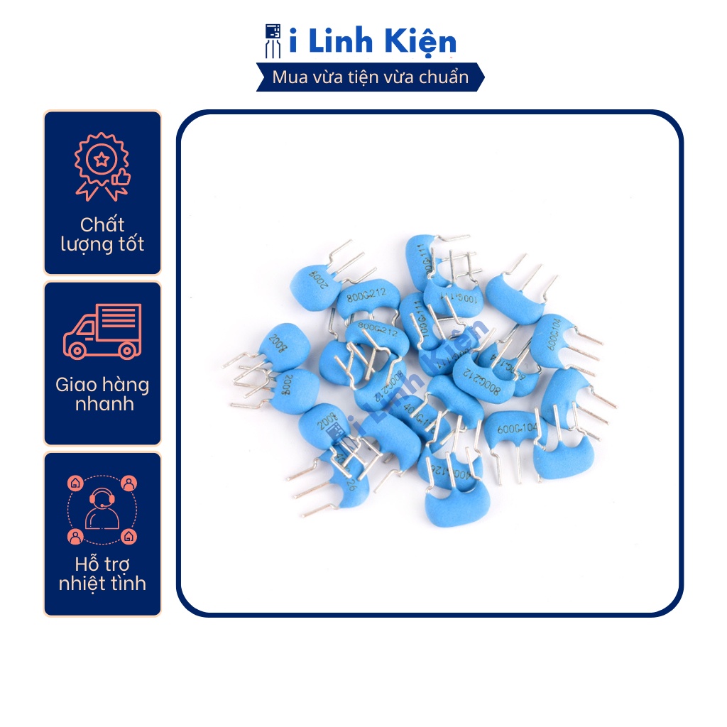 Thạch anh 4mz 5mhz 6mhz 8mhz 10mhz 12mhz 20mhz 3 chân chính hãng mutara