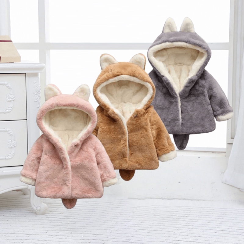 AMILA Áo Khoác Đệm Cotton Lót Lông Cừu Dày Dặn Thời Trang Mùa Đông Cho Bé Trai Và Gái