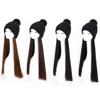 Mũ len tóc giả 😍FREESHIP😍 tóc giả mũ len thời trang tiện lợi