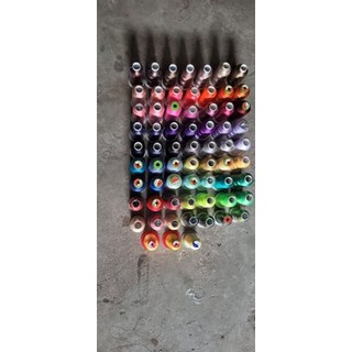 Set 10 cuộn chỉ thêu máy đủ màu