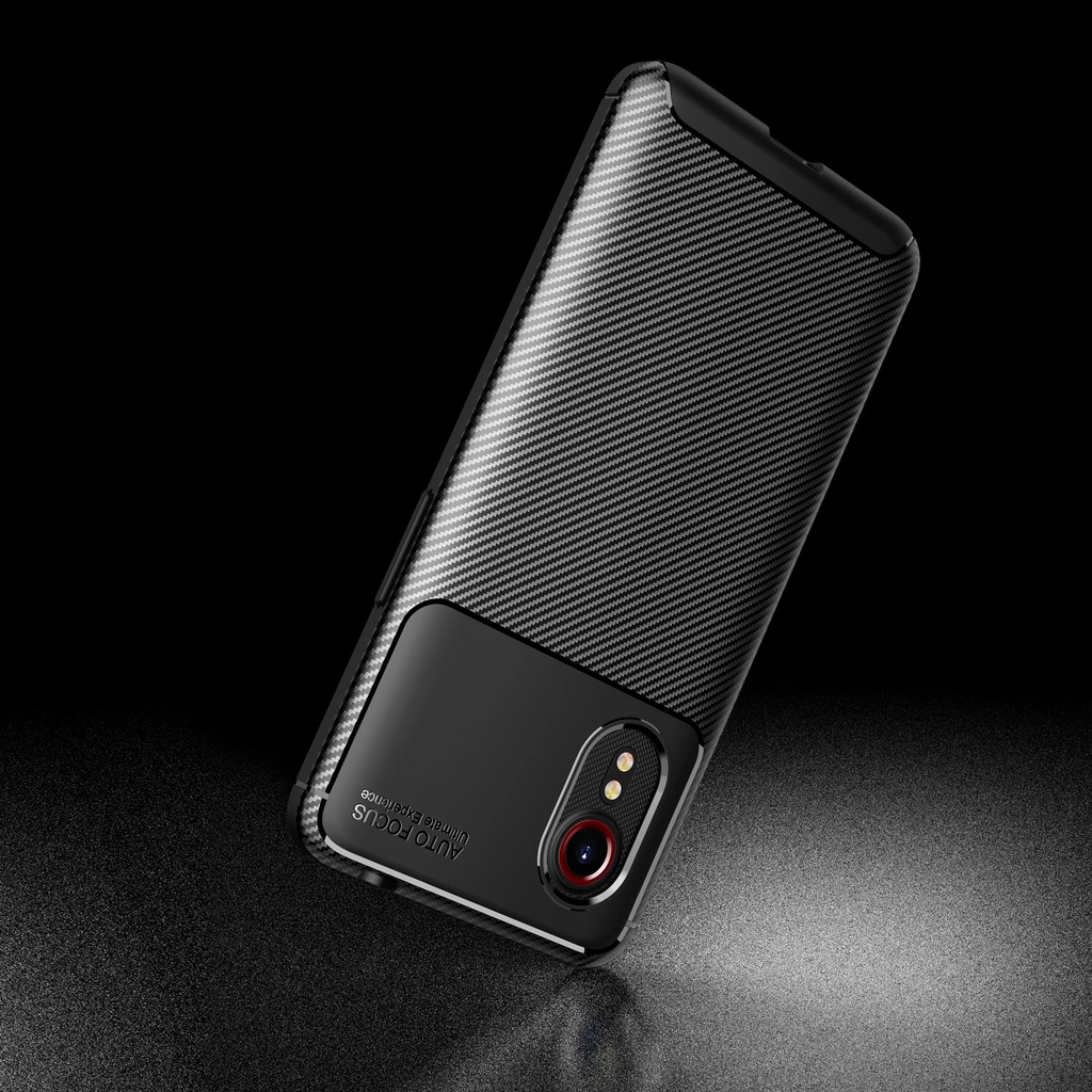 Ốp Điện Thoại Dẻo Họa Tiết Sợi Carbon Sang Trọng Cho Samsung Galaxy Xcover 5 Sumsung Samsun Xcover5 SM-G525F