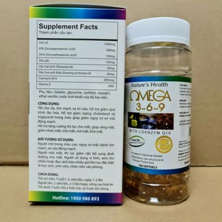 OMEGA 369 giúp sáng mắt đẹp da 
