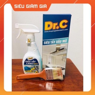 Combo siêu tiết kiệm ( Siêu tẩy dầu mỡ + Siêu tẩy canxi Plus) Dr.C, CHÍNH HÃNG