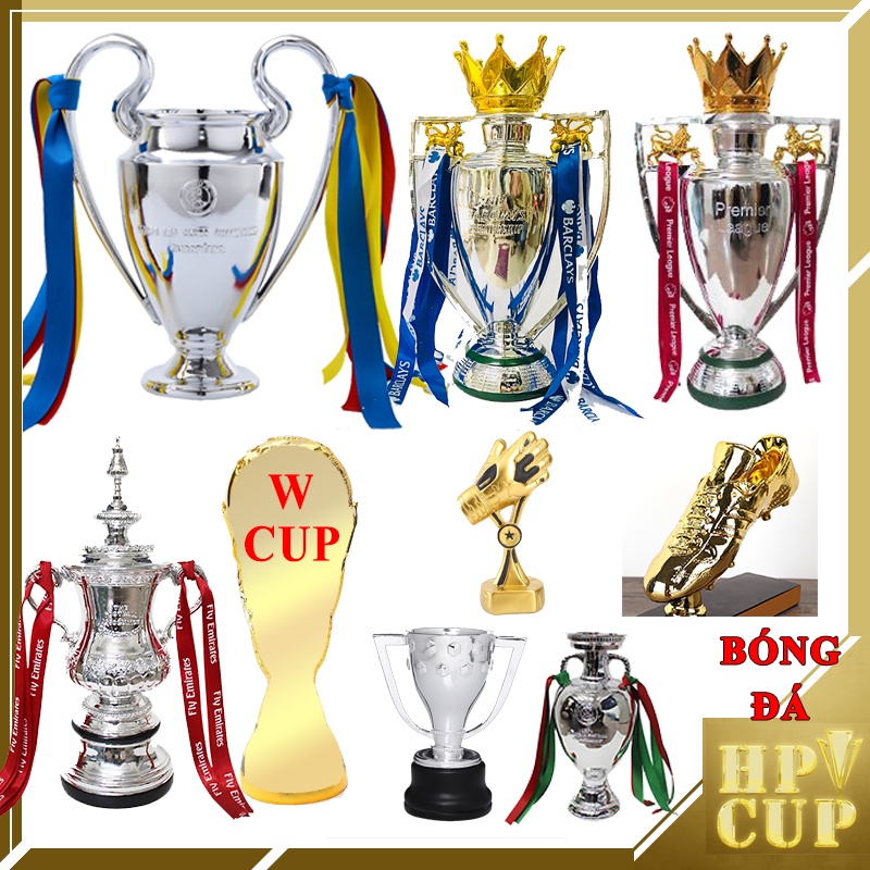Cúp Bóng Đá Cup Thể Thao Lưu Niệm Quà Tặng Vinh Danh Pha Lê Huy Chương Vàng Cờ Lưu Niệm BB