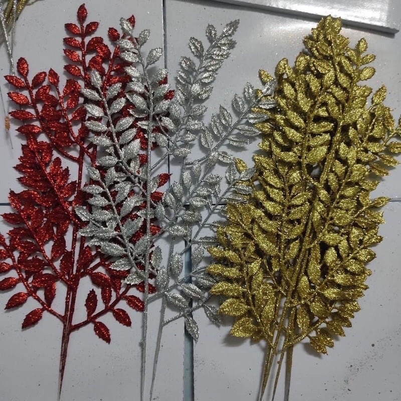 Phụ kiện hoa , lá , cành trang trí tráp bánh kẹo, oản, đồ tết