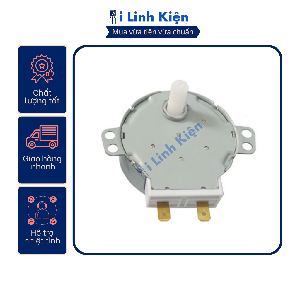Động cơ quay đĩa lò vi sóng 30V SM-16T trục vát chất lượng tốt.