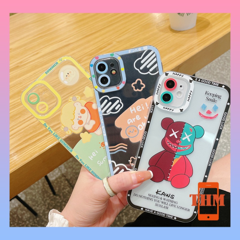 Ốp lưng Điện Thoại Hình Gấu kaws Cho iPhone 6/6plus/6s/6splus/7/7plus/8/8plus/X/XS/XR/XSMAX/11/12/13/pro/max/plus/promax/-261