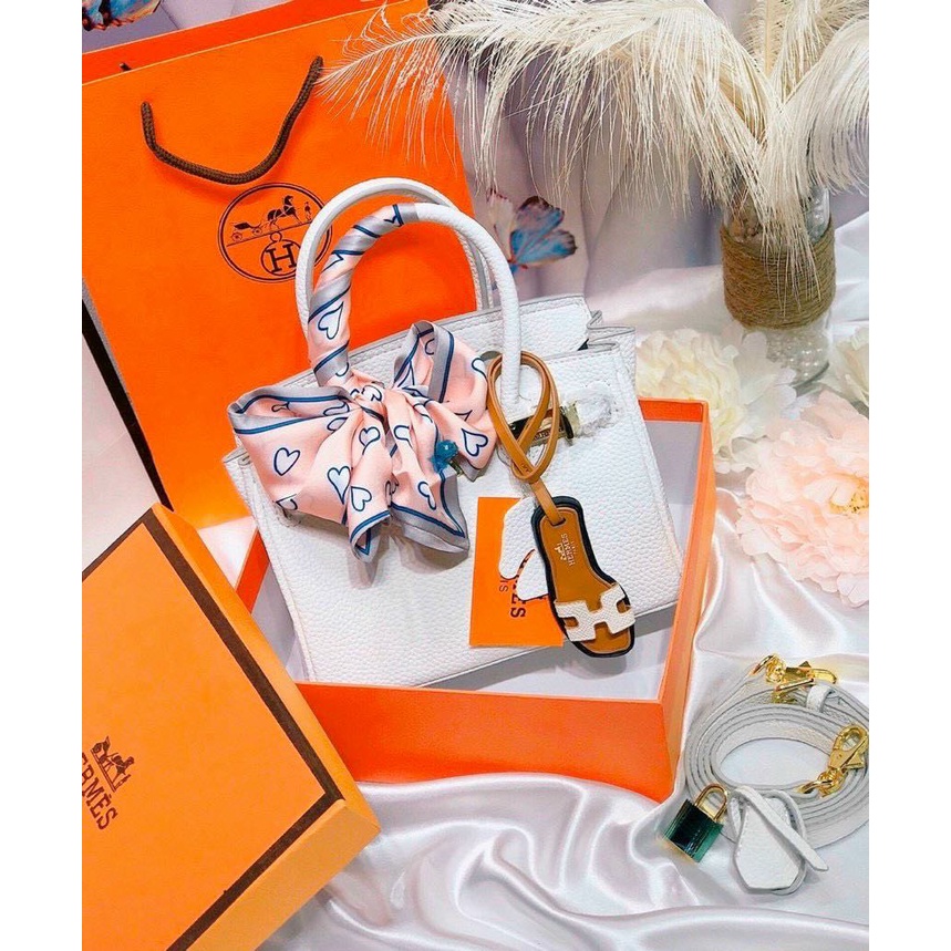 ￼Túi Xách Nữ HM 2 Quai Size 20 Da Lì FullBox Tặng Kèm Khăn -gấu mua riêng