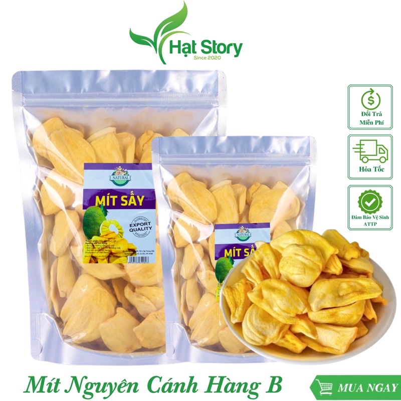 500Gr Mít Nguyên Cánh Hàng B Giòn, Siêu Ngon, Tiết Kiệm