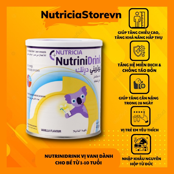 Sữa Nutricia NutriniDrink Hộp 400gr