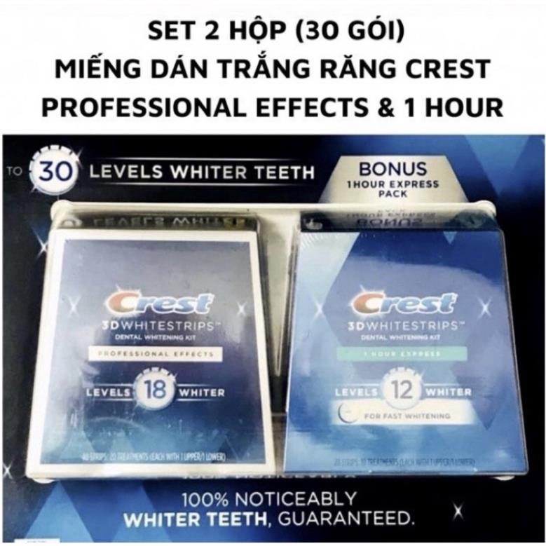 MIẾNG DÁN TRẮNG TRĂNG CREST PROFESSIONAL EFFECTS