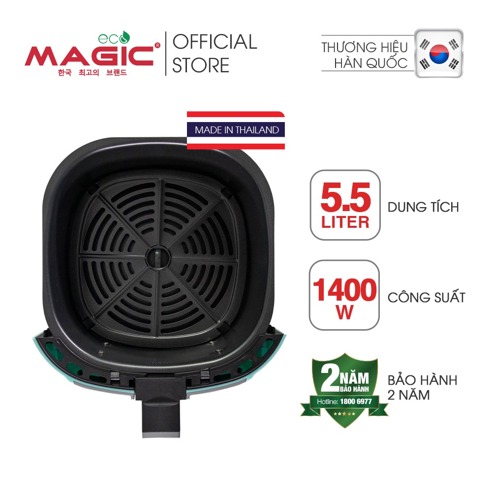 Linh kiện thay thế cho nồi chiên không dầu Magic - Iruka loại 4,4L 4,6L 5L 5,5L 6L 6,5L 7L, hàng chính hãng