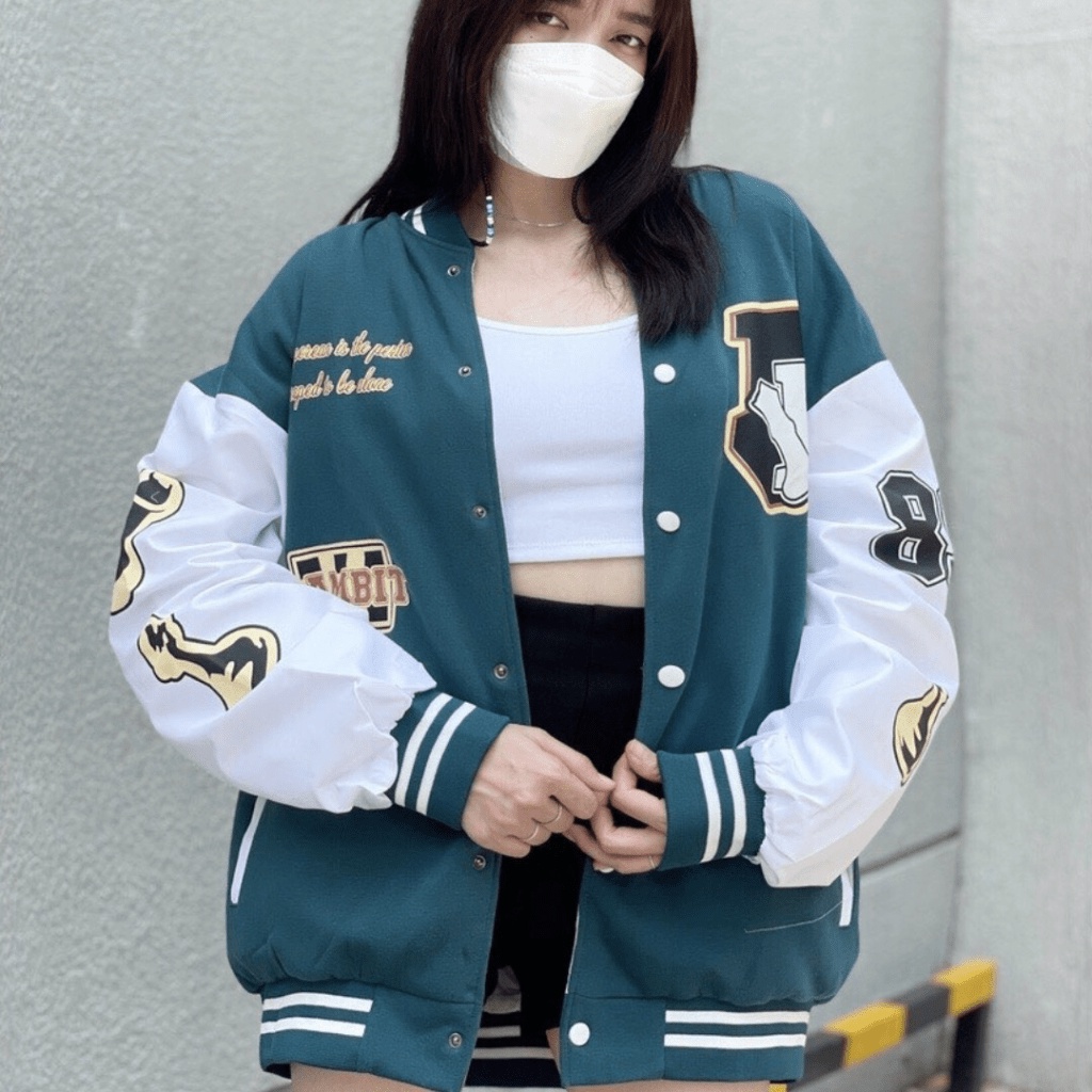 ÁO KHOÁC BOMBER GAMBIT THỜI TRANG HÀN QUỐC - SIÊU XỊN XÒ - HOT HIT CHO CÁC BẠN TRẺ KM STORE