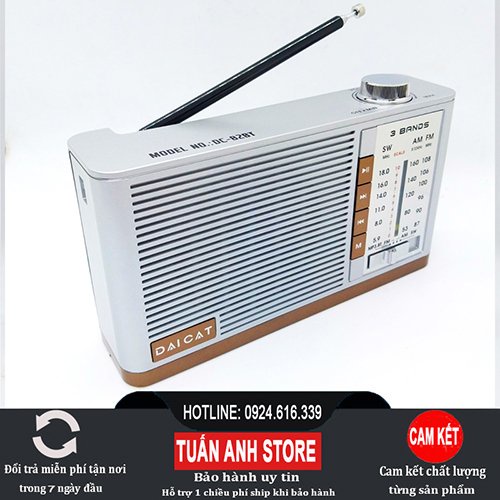 - Đài Radio Chính Hãng /Bảo Hành 12 Tháng-
