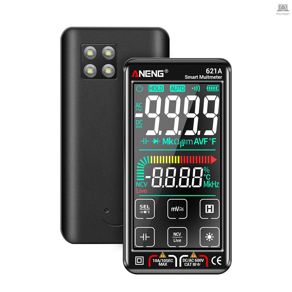 Đồng Hồ Vạn Năng Kỹ Thuật Số Thông Minh ANENG 621A Đếm 9999 Có Thể Sạc Lại