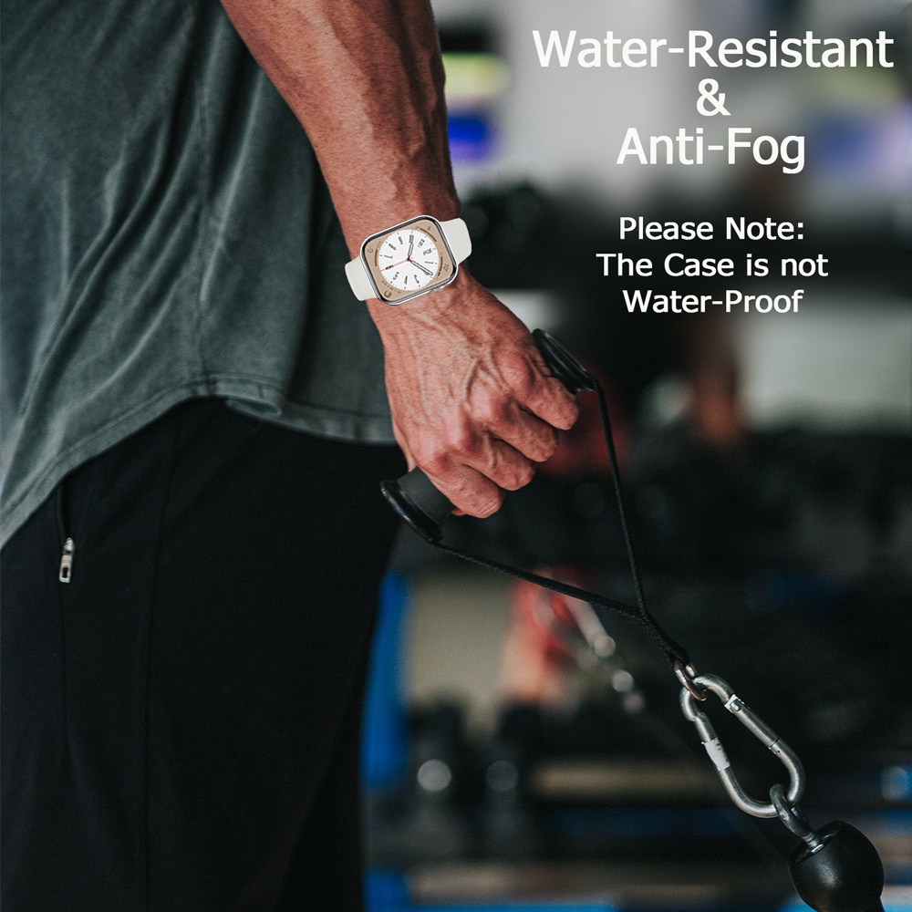 Ốp Bảo Vệ Màn Hình Chống Thấm Nước Cho iWatch Series 8/ 7/6/SE/5/4 Case 41/45mm 40/44mm