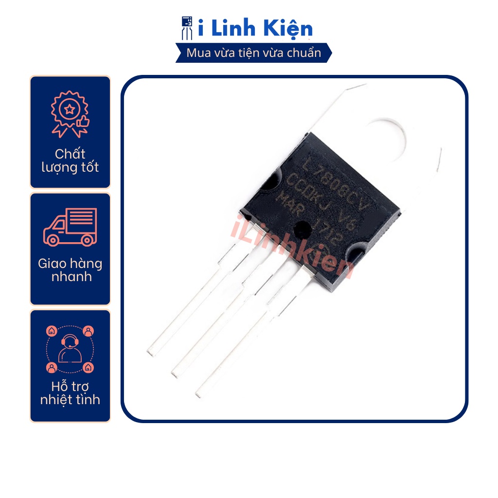 IC nguồn L7805CV 7806 7808 7809 7810 7812 7815 7818 7824 TO-92 loại tốt