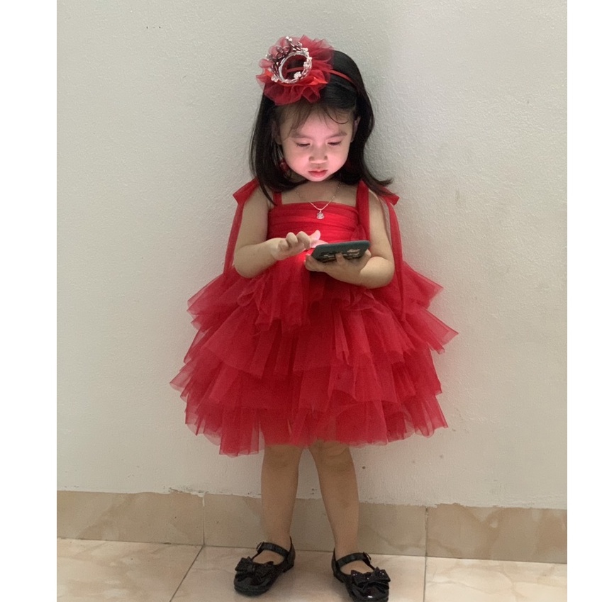 Đầm 2dây tutu đen sang chảnh cho bé🌻FREESHIP🌻 TIỆM CÔNG CHÚA NHỎ
