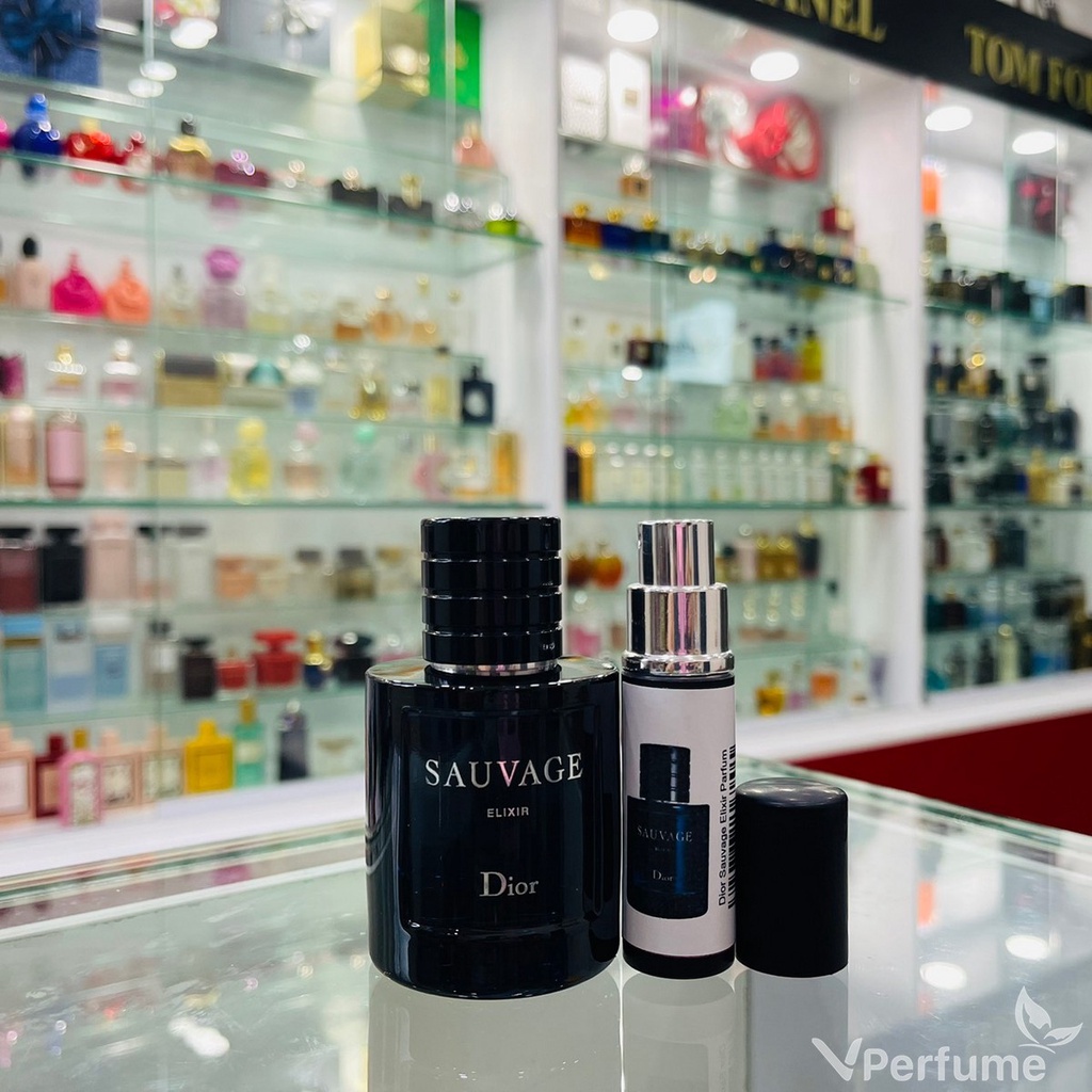 10ml Nước Hoa Nam Dior Sauvage Elixir Parfum - Hương hoa oải hương và gỗ đàn hương nam tính, hấp dẫn