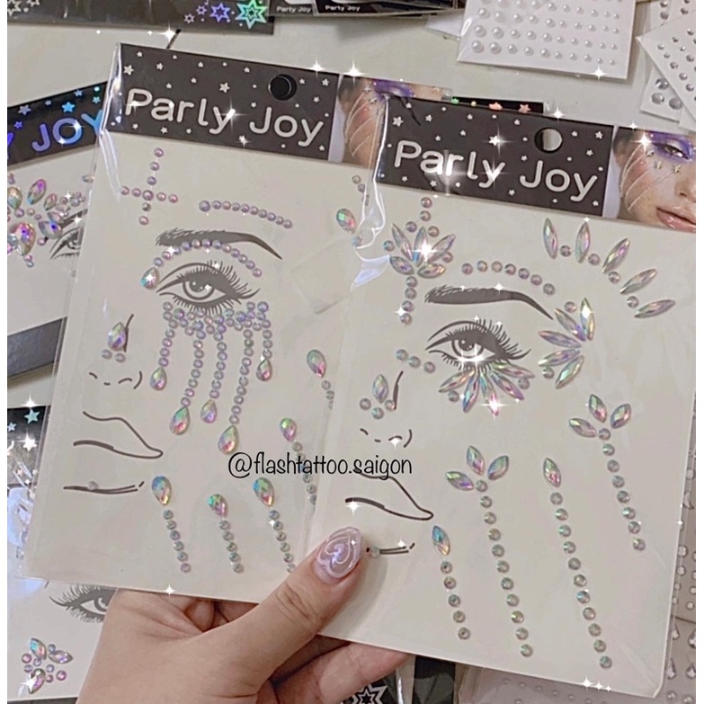 ĐÁ DÁN MAKEUP NỬA MẶT & BODY CRYSTAL MỚI