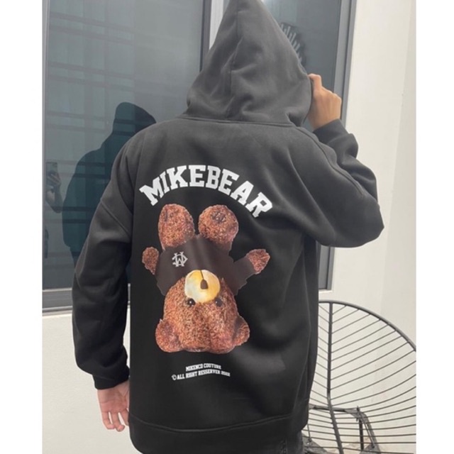 Áo Hoodie Mikenco, Mikenbear, Chất vải nỉ bông cao cấp Fom Áo Unisex