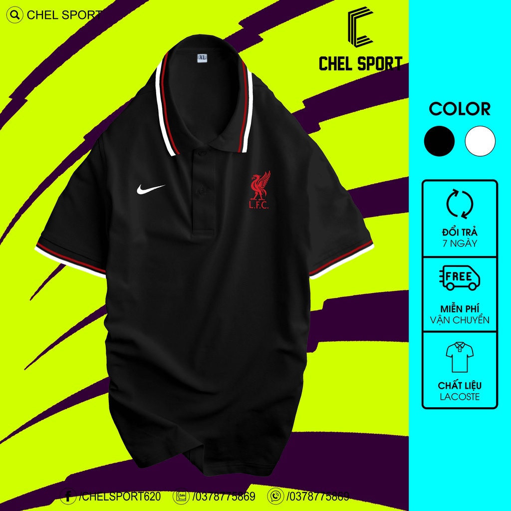 Áo polo 2V cao cấp Liverpool mùa 2021/22 [ẢNH THẬT]