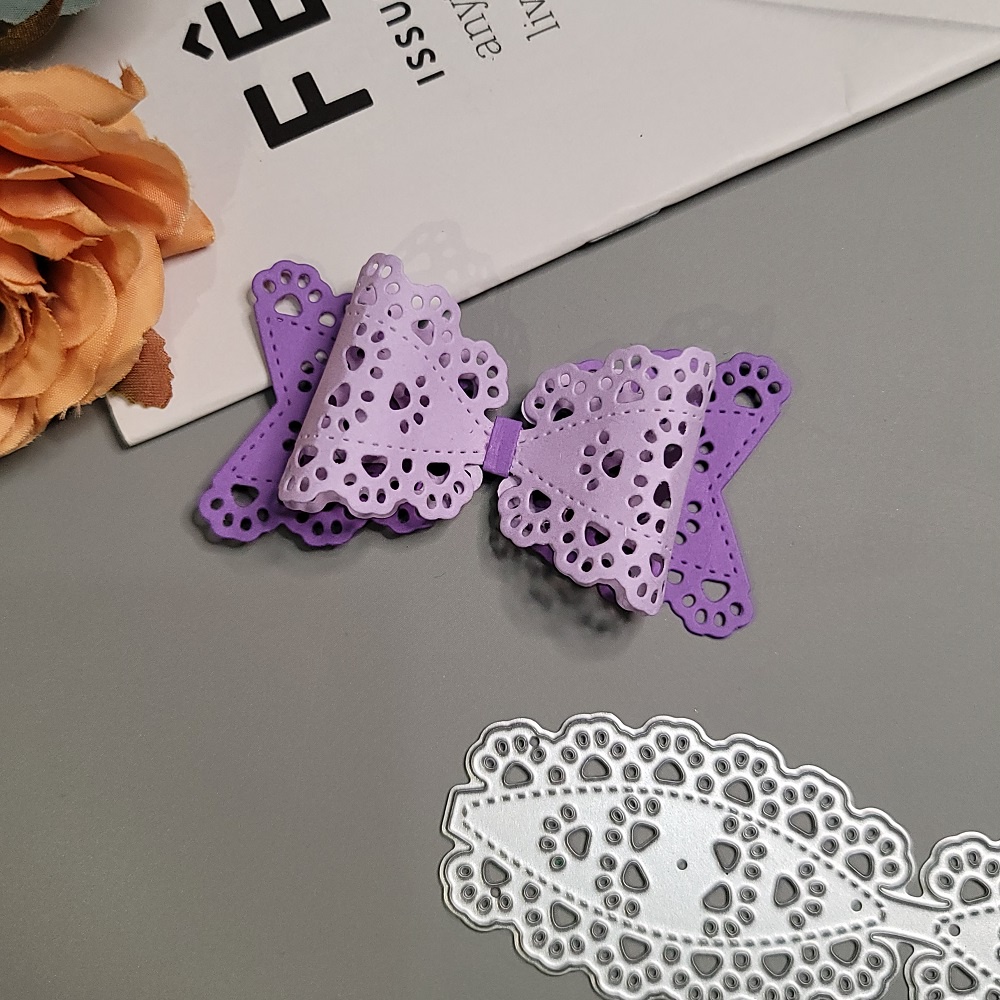 Khuôn Cắt Giấy Kim Loại Hình Nơ Xinh Xắn