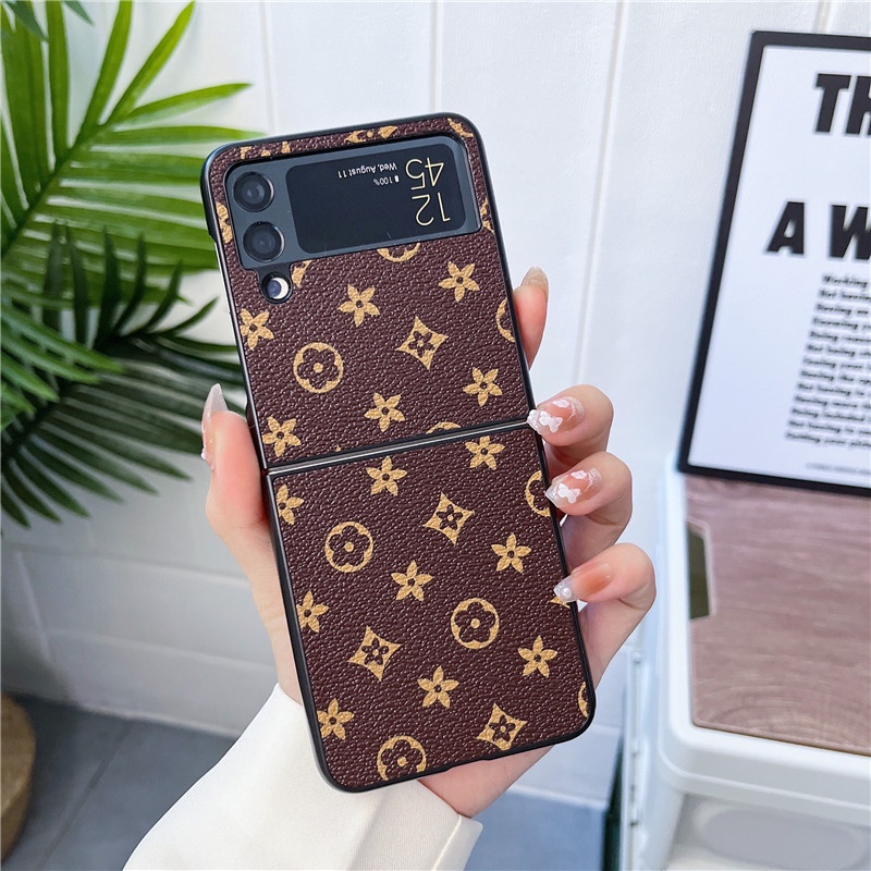 Ốp Điện Thoại Họa Tiết Hoa Sang Trọng Cho Samsung Galaxy Z Flip 4 Z Flip 3 Samsung Galaxy Z Flip 1 Z Flip 2