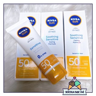 NIVEA SUN UV Face Soothing Sensitive Cream SPF50