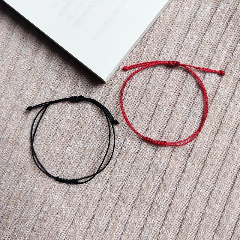 Vòng handmade dây rút đơn giản không thấm nước