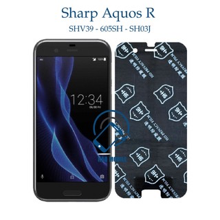 Dán chống nhìn trộm Sharp Aquos R SHV39/ 605SH/ SH03J - Dán cường lực dẻo nano 9H+