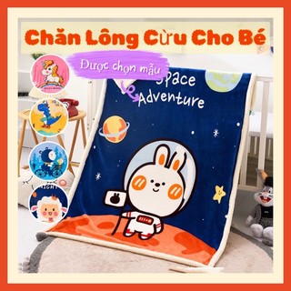 Chăn lông cừu dày và mềm 100*140cm cho bé