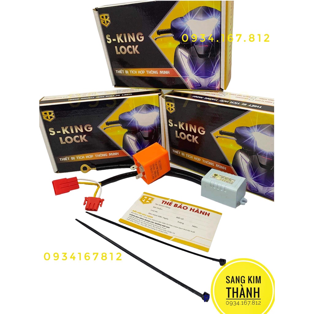 Mạch Ưu Tiên Hazard Honda Wave A 110 Chớp 4 Bóng Xinhan Mẫu  v1.0 | S-King Lock