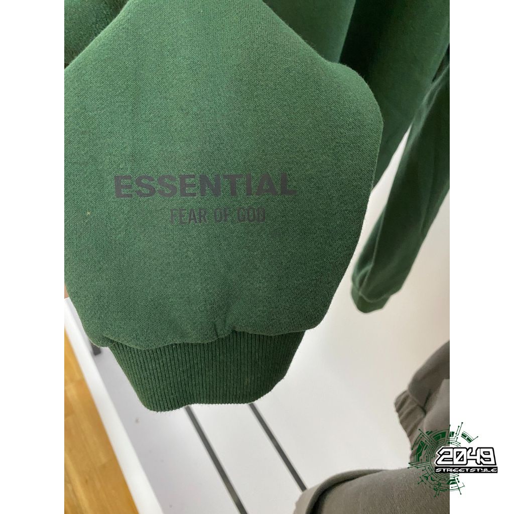 ST42 Áo nỉ hoodie Essentials In cao su nổi 2049Streetstyle , áo nỉ bông unisex nam nữ HÀNG CAO CẤP