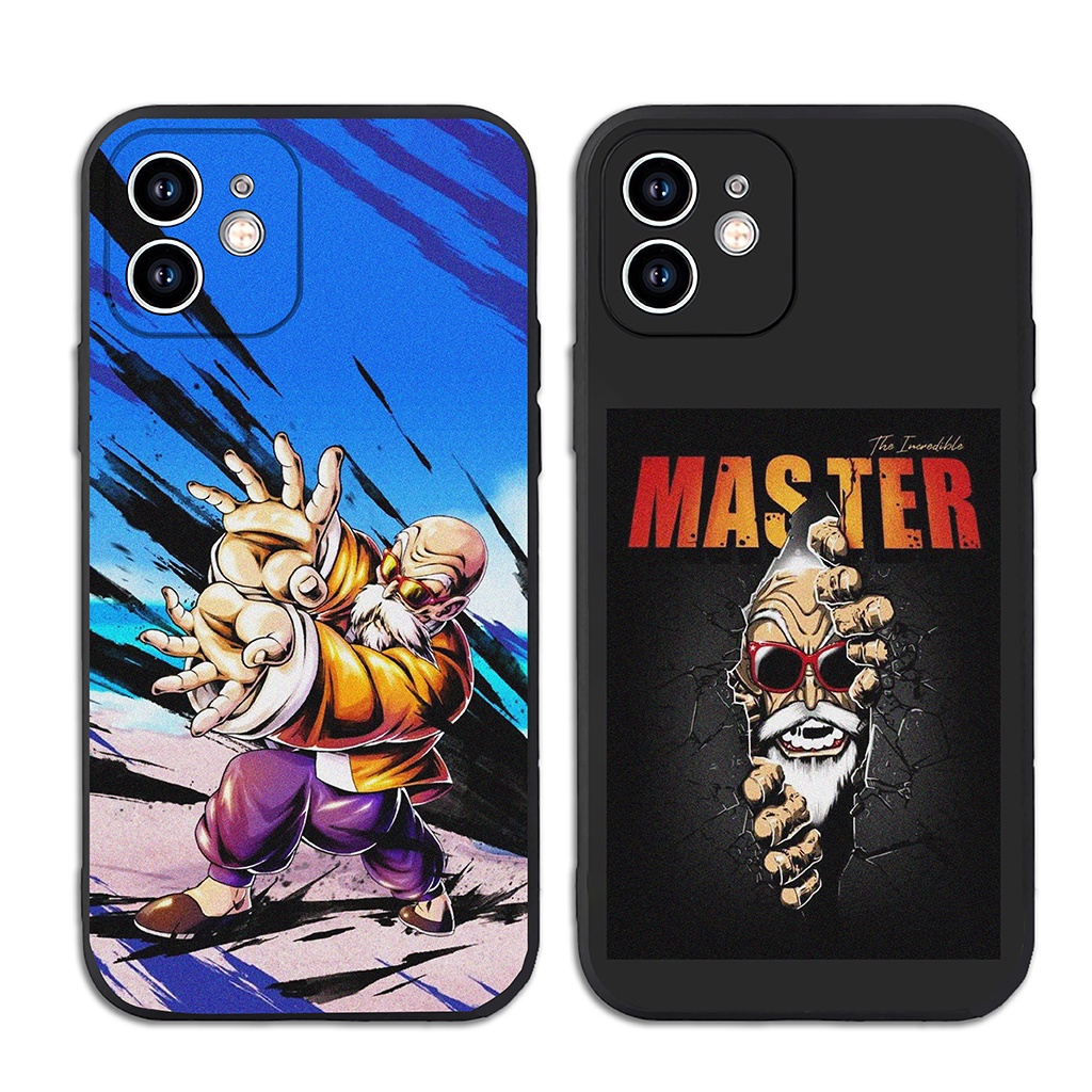 Ốp iphone vuông cạnh họa tiết Sư Phụ Rùa Master Roshi of Dragon Ball Z chất lượng viền dẻo vuông cạnh đủ mã 6-14 promax