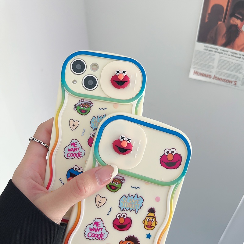 Ốp Điện Thoại Hình Sesame Street Sáng Tạo Cho iPhone 12 13 11 PRO MAX XR 11 12 PRO 13 PRO MAX14 14 PRO